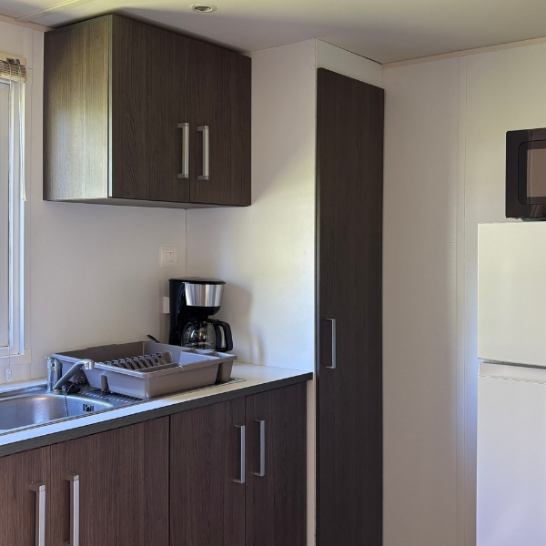 Cuisine mobil-home 2 chambres